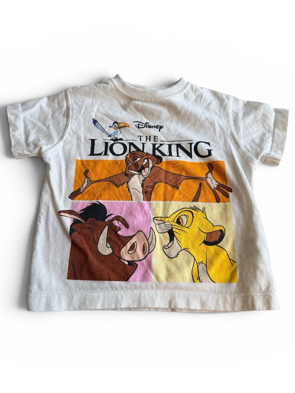 Disney White The Lion King Colorblock Character Tee